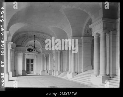 Tours, Francia il peristilio del municipio , 1909 - Centro di Francia - Auguste Léon - (giugno) Foto Stock