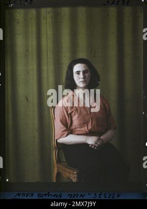 Proprietà di Albert Kahn, Boulogne, Francia Mademoiselle Georgette Kahn, Foto Stock