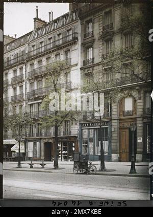 Parigi (8th arr.), edifici in Francia (abbandonati?) Avenue de Wagram, al numero 42, Foto Stock