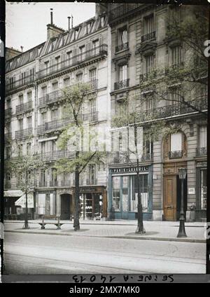 Parigi (8th arr.), edifici in Francia (abbandonati?) Avenue de Wagram, al numero 42, Foto Stock