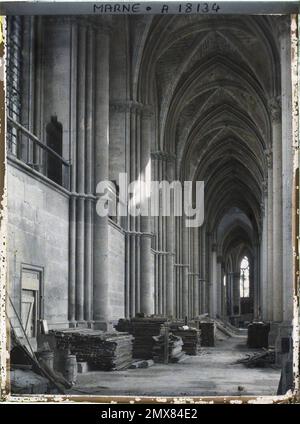 Reims , Marne , Champagne , Francia , 1919 - Reims - Auguste Léon - (settembre) Foto Stock