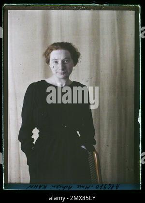 Proprietà di Albert Kahn, Boulogne, Francia Madame Adrien Kahn, Foto Stock