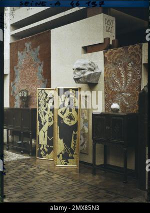 Parigi (7th arr.), Francia la mostra di arti decorative, interni della sezione Paesi Bassi , 1925 - Mostra Internazionale di Arti Decorative moderne e Industriali Parigi Foto Stock