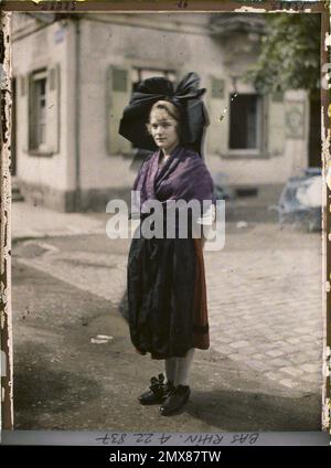 Obernai, Francia , 1920 - Alsace - Auguste Léon (luglio) Foto Stock