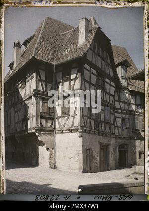 Obernai, Francia , 1920 - Alsace - Auguste Léon (luglio) Foto Stock