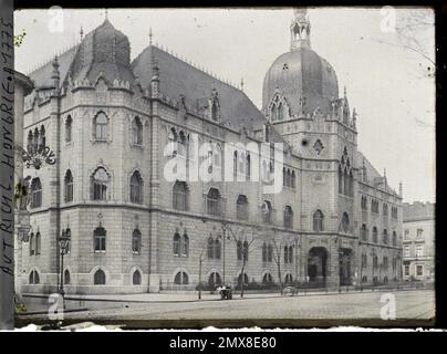 Budapest, Ungheria Museo d'Arte industriale , 1913 - Balcani - Jean Brunhes e Auguste Léon - (aprile 23 - giugno 9) Foto Stock