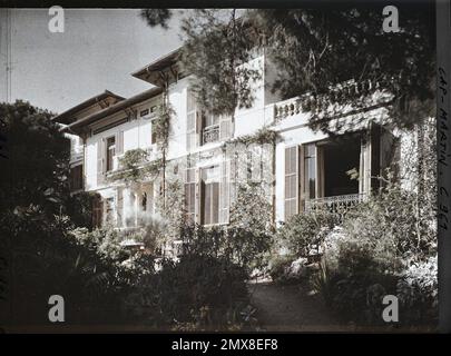 Villa Miramar, proprietà di Albert Kahn, Cap Martin, Francia insieme da Villa Miramar , 1927 - Cap Martin - Auguste Léon - (marzo - aprile) Foto Stock