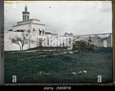 Maroc Dar El Makhzen (Palais al Makhzen) , 1912-1913 - Marocco - Stéphane Passet - (dicembre - gennaio) Foto Stock