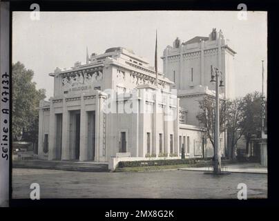 Parigi (8th arr.), Francia la mostra di arti decorative, padiglione belga, 1925 - Mostra Internazionale di Arti decorative moderne e Industriali Parigi Foto Stock