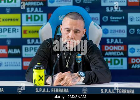 PRESENTAZIONE RADJA NAINGGOLAN SPAL Foto Stock