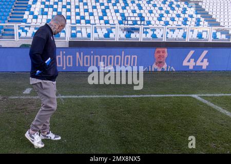 PRESENTAZIONE RADJA NAINGGOLAN SPAL Foto Stock