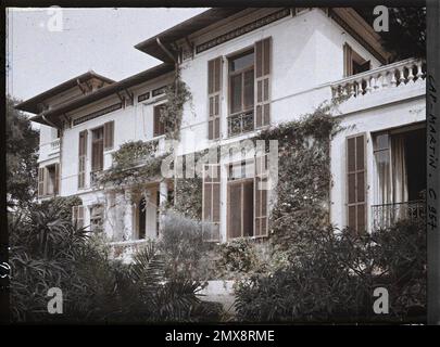Villa Miramar, proprietà di Albert Kahn, Cap Martin, Francia , 1927 - Cap Martin - Auguste Léon - (marzo - aprile) Foto Stock