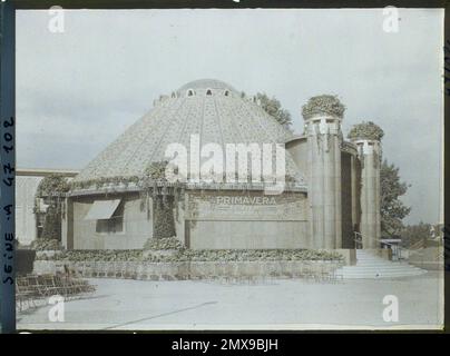 Parigi (VIIE arr.), Francia la mostra di arti decorative, grandi magazzini in primavera - Primavera Pavilion , 1925 - Mostra Internazionale di Arti Decorative moderne e Industriali Parigi Foto Stock