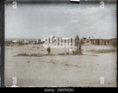 Monarga, campo Souedie di Cipro, occupato dalla Legione Orientale , 1918 - Vicino Oriente, Egitto, Palestina, Cipro - Paul Castelnau (sezione fotografica degli eserciti) - (gennaio 9 - ottobre 6) Foto Stock