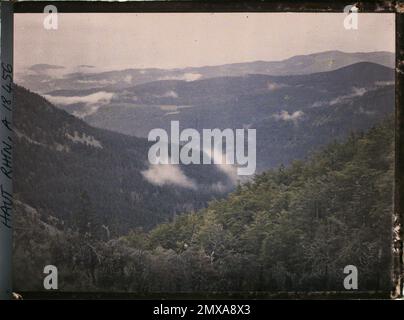 La gola, skin-rhin, Alsace, Francia , 1919 - Alsace - Fernand Cuville - (autunno) Foto Stock