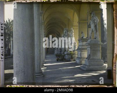 Roma, Italia cimitero di campo Verano a San Lorenzo , 1921 Cap Martin, Italia, Cap Martin - Auguste Léon (febbraio-aprile) Foto Stock