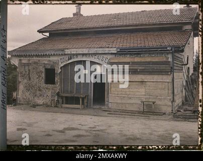 La gola, skin-rhin, Alsace, Francia , 1919 - Alsace - Fernand Cuville - (autunno) Foto Stock