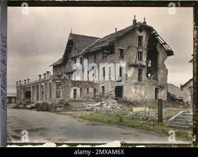 La gola, skin-rhin, Alsace, Francia , 1919 - Alsace - Fernand Cuville - (autunno) Foto Stock