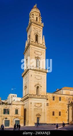 Campanile, Piazza Duomo, Lecce, Puglia, Lecce, Puglia, Italia Foto Stock