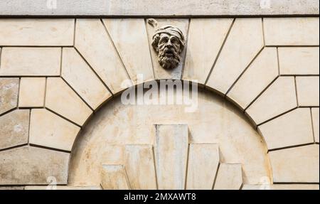 Facciata dei palazzi di Iseppo Porto, di Andrea Palladio, Vicenza, Veneto, Italia, Vicenza, Veneto, Italia Foto Stock