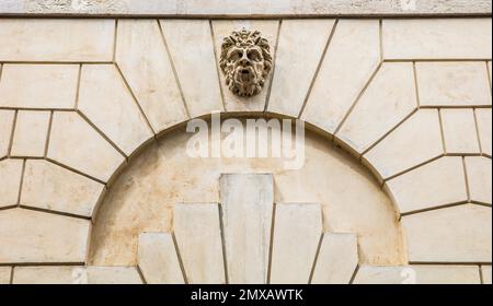 Facciata dei palazzi di Iseppo Porto, di Andrea Palladio, Vicenza, Veneto, Italia, Vicenza, Veneto, Italia Foto Stock