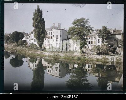 Verdun , Francia , 1919 - Mosa - Georges Chevalier e Fernand Cuville - (settembre 10-12) Foto Stock