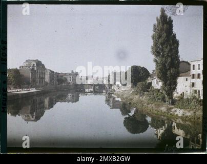 Verdun , Francia , 1919 - Mosa - Georges Chevalier e Fernand Cuville - (settembre 10-12) Foto Stock