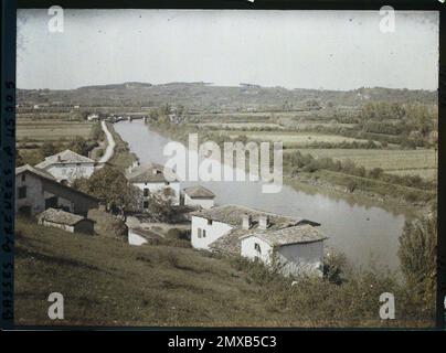 Guiche, Francia , 1924 - Aquitaine - Auguste Léon Foto Stock