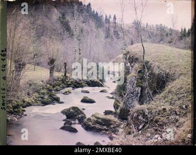 Dintorni di Chambéry, Savoia, Rhône-Alpes, Francia vicino a Saint-Thibaud-de-Couz , 1917-1918 - Rhône -Alpes - Léon Busy - (giugno 1917 - maggio) Foto Stock