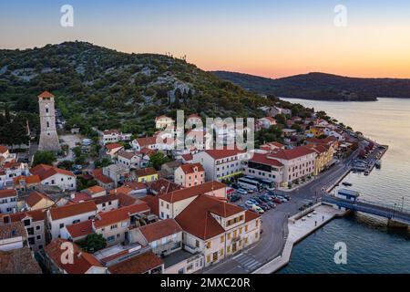 Tisno, isola Murter Foto Stock