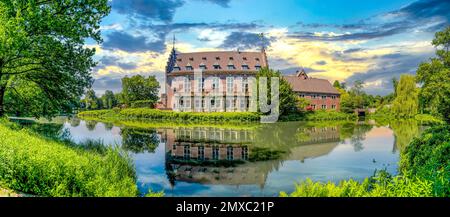 Castello Wittringen, NRW, Germania Foto Stock