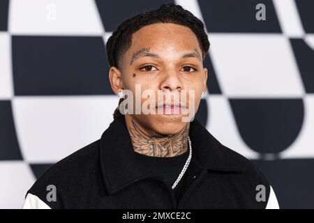 Hollywood, Stati Uniti. 02nd Feb, 2023. HOLLYWOOD, LOS ANGELES, CALIFORNIA, USA - 02 FEBBRAIO: MyCrazyRO arriva al Warner Music Group Pre-Grammy Party 2023 che si tiene presso l'Hollywood Athletic Club il 2 febbraio 2023 a Hollywood, Los Angeles, California, Stati Uniti. (Foto di Xavier Collin/Image Press Agency) Credit: Image Press Agency/Alamy Live News Foto Stock