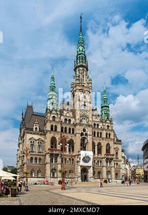 Liberec Town Hall, Repubblica Ceca Foto Stock