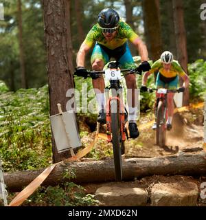 Commonweath Games 2022, Cannock Chase UK. mountain Bike Foto Stock