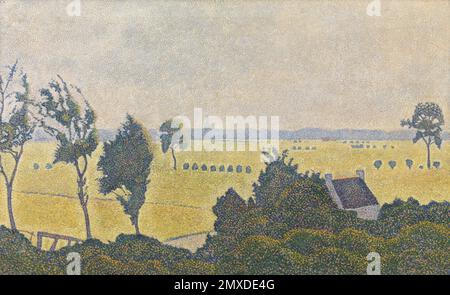 Paesaggio a Seneffe. Museo: Museo reale delle Belle Arti, Anversa. AUTORE: ALFRED WILLIAM FINCH. Foto Stock