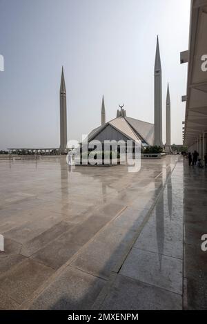 La Moschea Faisal, Islamabad Foto Stock