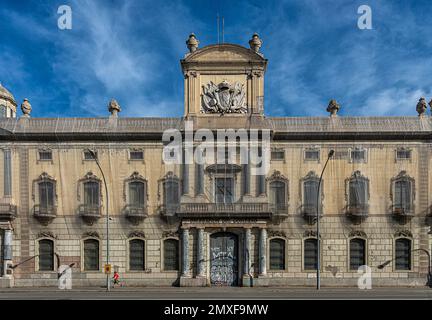 Ehemaliges Gebäude Des Government Delegation of Spain, Barcelona, Katalonien, Spanien Foto Stock