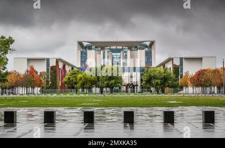 Cancelleria federale, Tiergarten, Mitte, Berlino, Germania, Europa Foto Stock