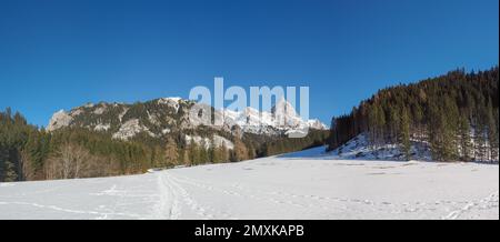 Admonter Kaibling nel Parco Nazionale Gesäuse, Stiria, Austria, Europa Foto Stock