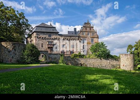 Ex castello, successivamente castello rinascimentale Eisenbach, Lauterbach, Assia, Germania, Europa Foto Stock