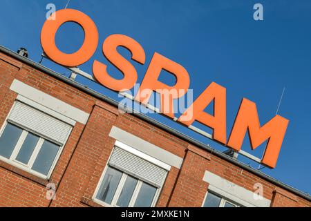 OSRAM Plant, Nonnendammallee, Siemensstadt, Spandau, Berlino, Germania, Europa Foto Stock