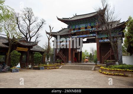 云南丽江束河古镇 Foto Stock