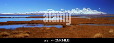 Il Tibet ali namtso si tratta di picco Foto Stock