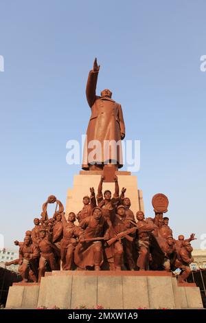 La piazza nord-est di zhongshan Foto Stock