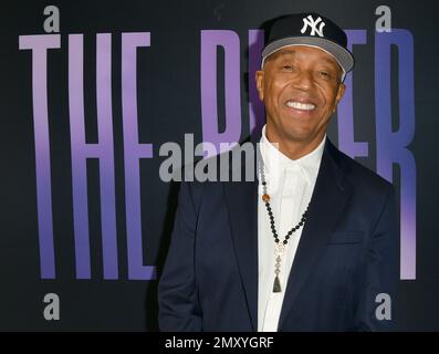 Los Angeles, California. 03rd Feb, 2023. Russell Simmons partecipa A un brindisi al Ruler - Grammy Lifetime Achievement Award Powered by Google pixel il 03 febbraio 2023 al Culina Modern Italian di Los Angeles, California. Credit: Koi Sojer/Snap'n U Photos/Media Punch/Alamy Live News Foto Stock