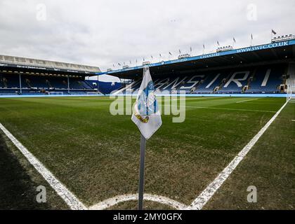 Sheffield, Regno Unito. 04th Feb, 2023. Vista generale di Hillsborough durante la partita della Sky Bet League 1 Sheffield Mercoledì vs Plymouth Argyle a Hillsborough, Sheffield, Regno Unito, 4th Febbraio 2023 (Photo by Stanley Kasala/News Images) a Sheffield, Regno Unito il 2/4/2023. (Foto di Stanley Kasala/News Images/Sipa USA) Credit: Sipa USA/Alamy Live News Foto Stock