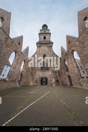 Chiesa di Aegidien (Aegidienkirche) rovine del memoriale di guerra - Hannover, bassa Sassonia, Germania Foto Stock