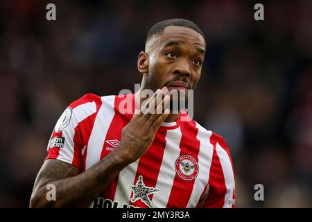 Brentford, Regno Unito. 4th Feb 2023. Ivan Toney di Brentford durante la partita della Premier League tra Brentford e Southampton al GTECH Community Stadium di Brentford sabato 4th febbraio 2023. (Foto: Tom West | NOTIZIE MI) Credit: NOTIZIE MI & Sport /Alamy Live News Foto Stock