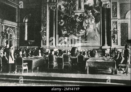 Vista del Congresso di Berlino, Germania 1878 Foto Stock