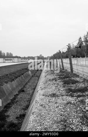 ricordate le persone uccise in guerra, dachau germania Foto Stock